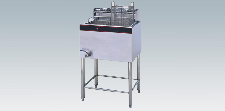 落地式单缸双筛电炸炉